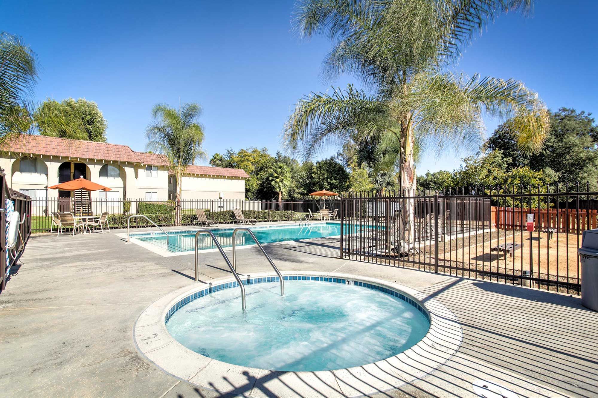 Jacuzzi and community pool