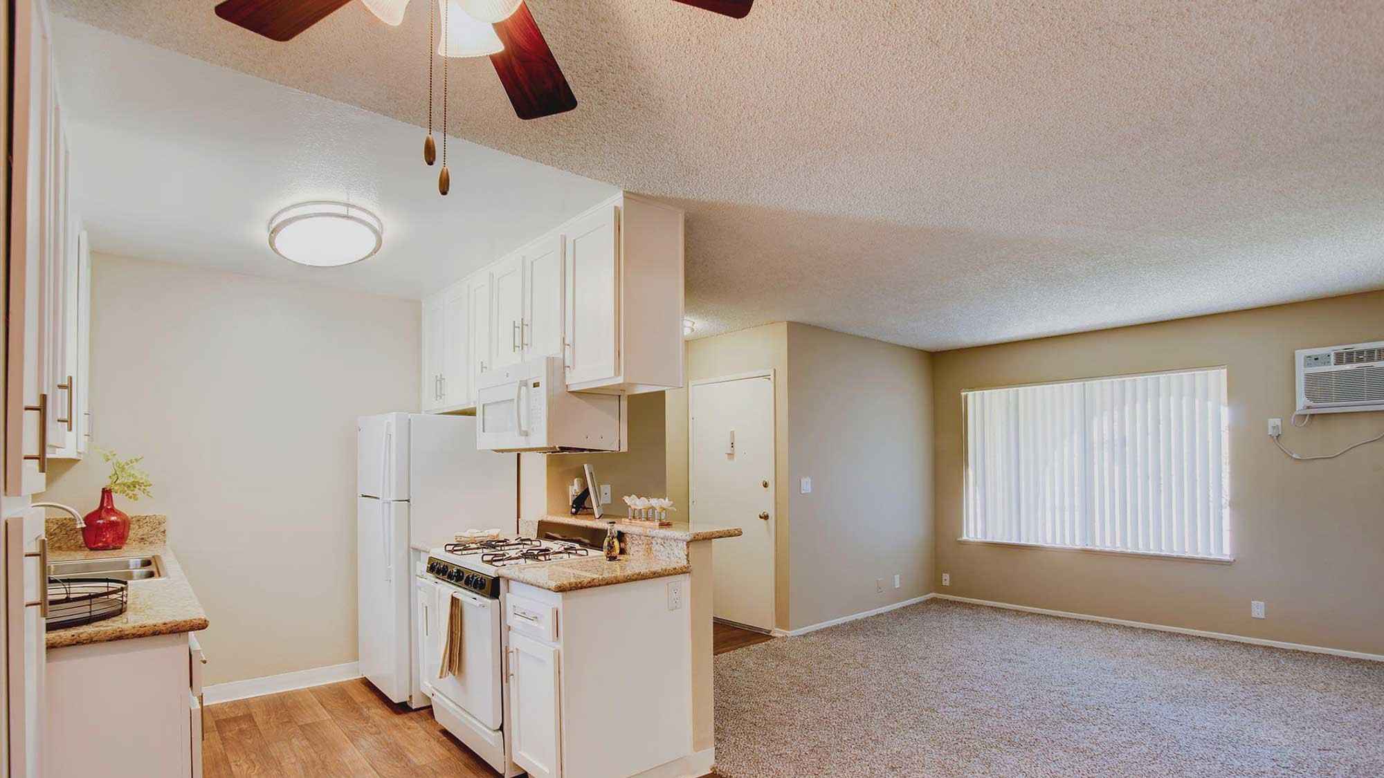kitchen livingroom front entrance way at Shadow Mountain